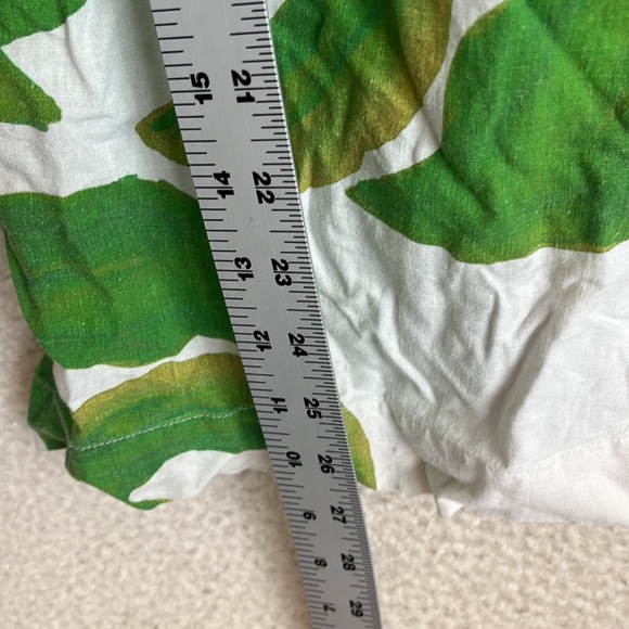 Farm Rio White Monstera One Shoulder Jumpsuit Womens Medium - Picture 8 of 12